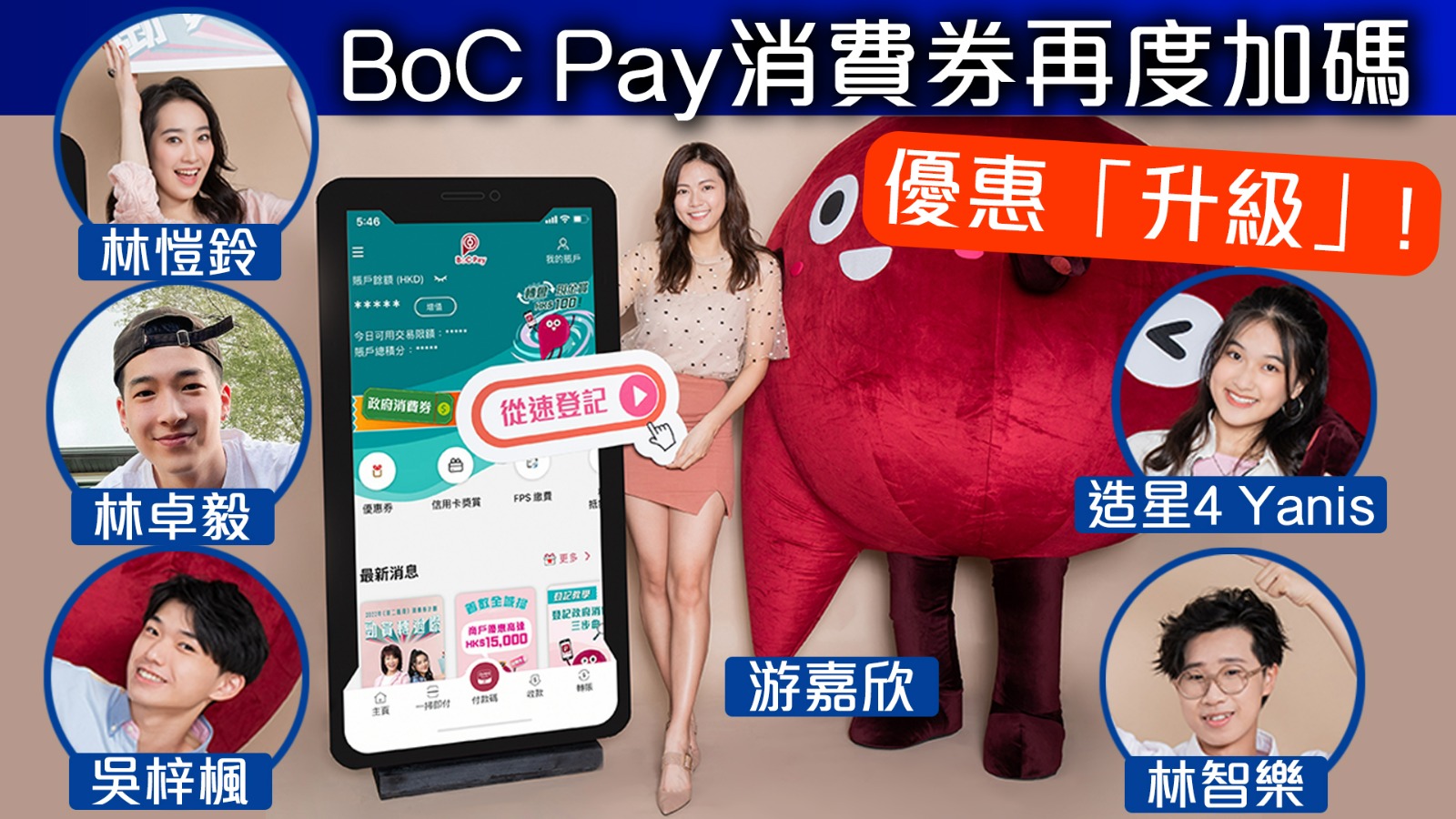 今可轉會｜中銀香港BoC Pay消費券優惠加碼搶客
