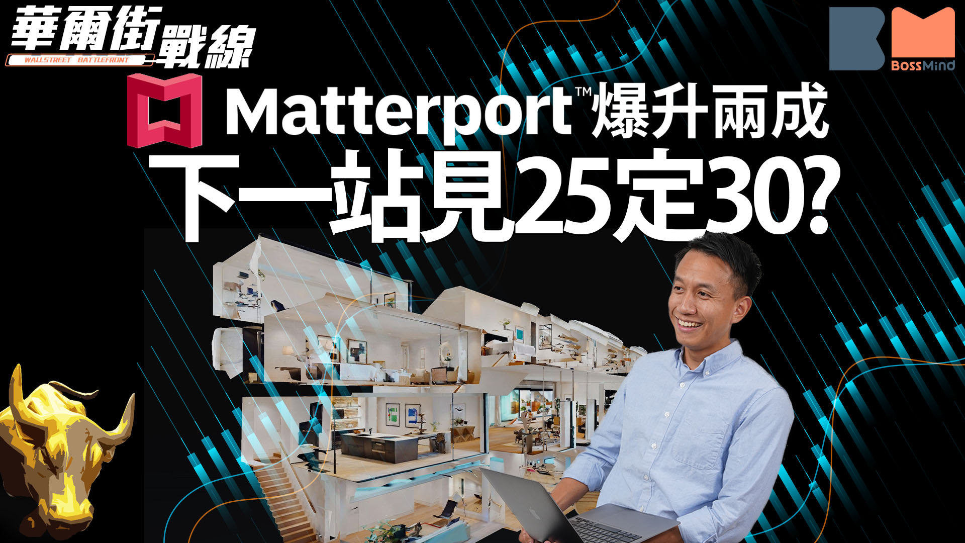 杜昇推介Matterport(MTTR)爆升兩成 見$25定$30 中原VR睇樓股最受惠｜華爾街戰線